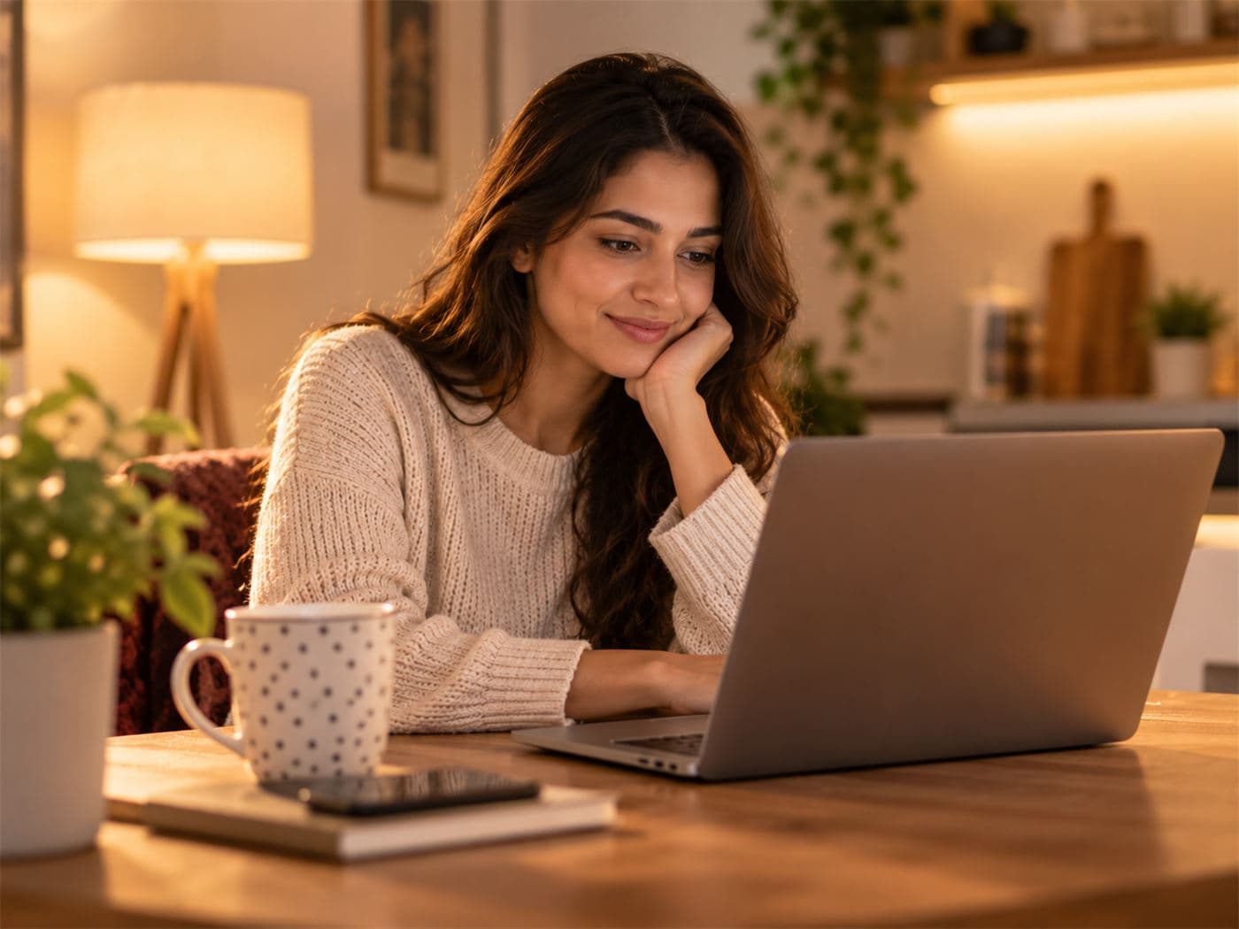 A person reviewing their detailed compatibility guidance on a laptop