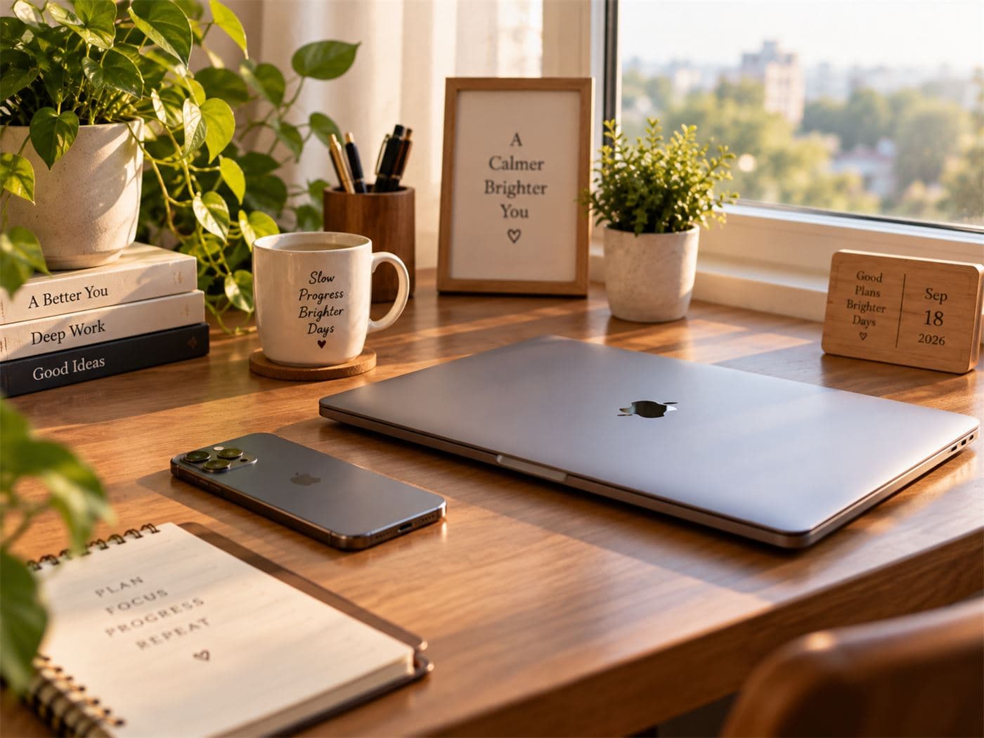 A closed laptop and phone on a table, representing private data at rest